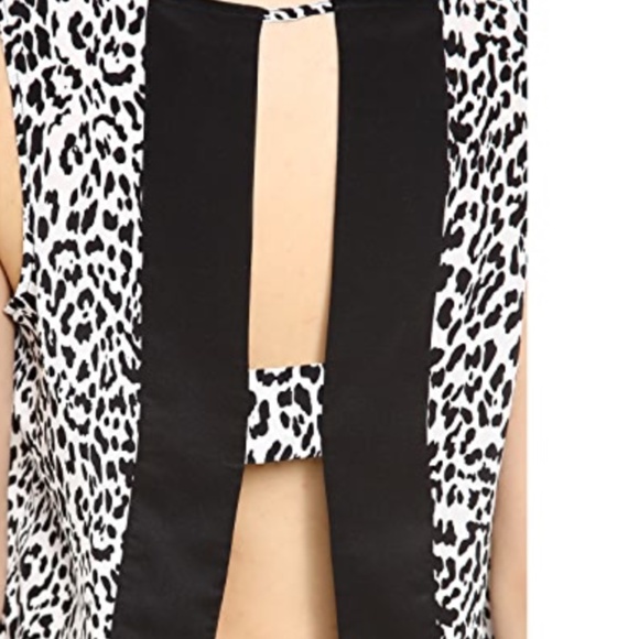 Parker Raven Top Open Back Leopard - Picture 5 of 6